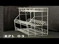 Lagu Rak Piring Wastafel Susun 3 - Rak Piring Gantung - Rak Piring RPL - Rak Dapur