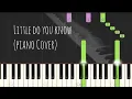 Alex \u0026 Sierra - Little do you know | Simple Piano Tutorial | Pop Song Tutorial