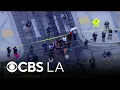 Protesters respond to federal agents in Oxnard as they searched for suspects