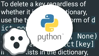 How can I remove a key from a Python dictionary
