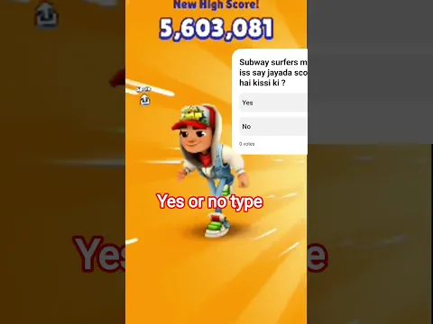 pura video neecha hai ||Subway surfers mai  highest score ||#subwaysurfers #game #shorts #shortsfeed