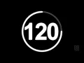 120 Second Countdown Timer with clock Ticking sound Finish alarm beep