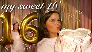my SWEET 16 birthday vlog 🎂🎀