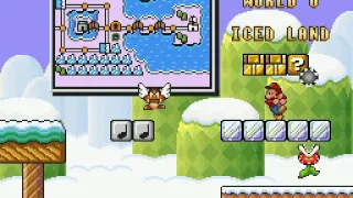 SNES-Mario Bros 3 Ending Credits