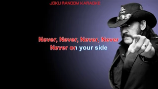 Download Motörhead - God Was Never On Your Side [Karaoke] MP3