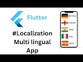 Flutter localization Create Multi Language App