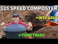 How To Make Compost FAST In A TRASH CAN Turn Trash Into GOLD