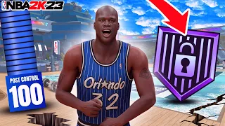 The Best Center Build In Nba 2k23 Has 100 POST CONTROL HOF BACK DOWN PUNISHER BADGE
