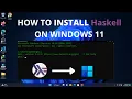 How To Install Haskell On Windows 11 Installation of Haskell