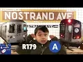 MTA Subway Train Ride On NEW R179 A SUBWAY Train To Jay Street Metrotech