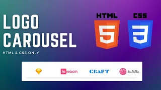 Building an infinite logo carousel using pure HTML CSS