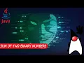 Sum of two Binary Number in Java Pramming languages KPR Coding
