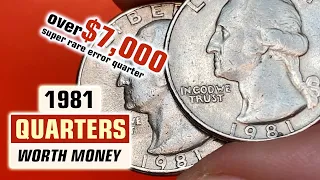 1981 Error Washington Quarter Worth Over 7 000 How to Sell Yours for Big Money