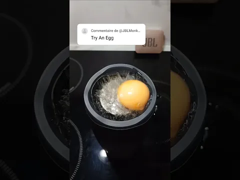 Egg vs JBL π₯π Tell me what's next in the comments β¬οΈ Like and follow me for more β¬οΈ #jbl #charge4