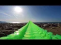 A toy car on Magic Tracks beach trip please subscribe to my channel