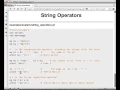 Beginner Perl Maven tutorial 2 5 - String operators
