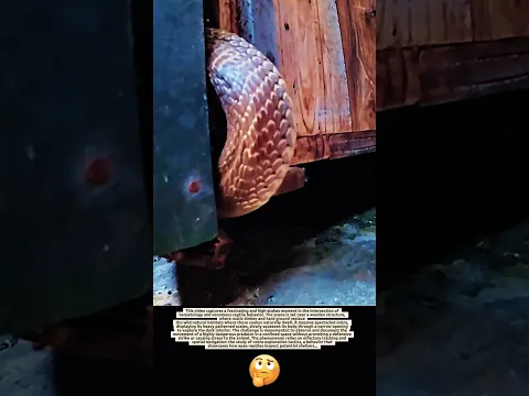 Cobra Squeezes Into a Tiny Crack — Why? 🐍😳