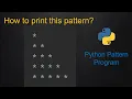 8 Python Pattern Program - Right Angle Triangle without using any pre-defined method using While loop
