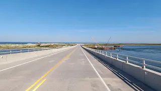 Drive of the Outer Banks North Carolina Nags Head to Hatteras Driving Sounds for Sleep and Study