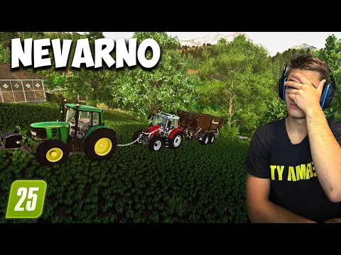 Video Thumbnail: TO SE SKORAJ NEBI KONČALO DOBRO! (KMETIJA MED VRHOVI #29) [FS25 SLO]