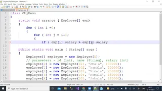 Java Programming Tutorials Array of Objects