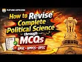 Lagu How to Revise Complete Indian Polity Through MCQs | UPSC • UPPCS • BPSC  Part– 1