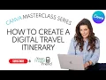 Create a Digital Vacation Itinerary in Canva - Sell Canva Templates on Etsy