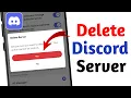 How to Delete A Server in Discord Mobile 2026 How to Delete A Discord Server You Made or Created