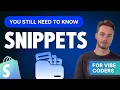 Shopify Snippets Tutorial Shopify coding basics