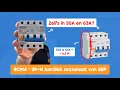 Lagu 3P+N Aardlekautomaat 6A / 63A (B- of C-Kar) 30mA 100mA 300mA SEP RCM4 (10A 16A 20A 25A 32A 40A 50A)