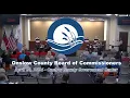 Onslow County Board of Commissioners Meeting