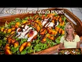 BURRATA PEACH HEAVEN Summer Salad with Grilled Peaches Balsamic