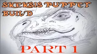 building a skeksis puppet part 1