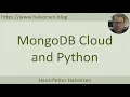 MongoDB Cloud and Python