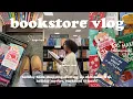 cozy bookstore vlog spend the day book shopping at barnes noble with me a big book haul