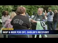 Pub hosts beef and beer fundraiser for officer shot injured in line of duty
