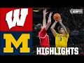 Big Ten Championship Wisconsin Badgers vs Michigan Wolverines Full Game Highlights ESPN CBB