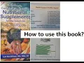 Here is the useful guide for you comparative guide to nutritional supplements