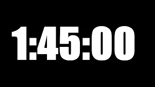 1 HOUR 45 MINUTE TIMER 105 MINUTE COUNTDOWN TIMER LOUD ALARM