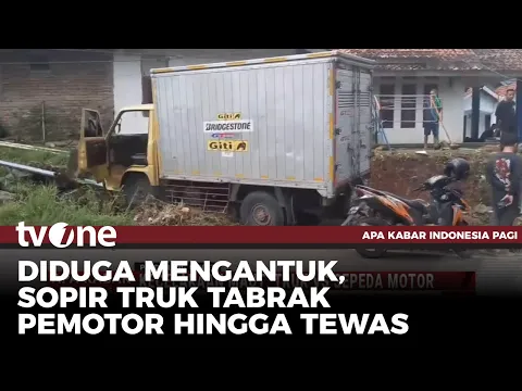 Truk Boks Tabrak Pengendara Motor, 2 Orang Tewas di TKP