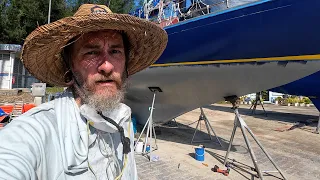 Painting the Topsides & Bootstripe at Rebak Boatyard in Langkawi Malaysia – REFIT SERIES