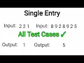 Single Entry Python IDP Count Method Python Problems CCBP Nxtwave Python Programming Raj Python