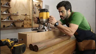 TORNO CASERO para patas de mesa (Paso a paso)