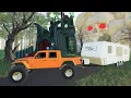 Lagu Camper stranded in haunted swamp | Farming Simulator 19 camping and mudding