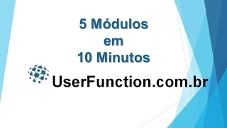 Aprenda 5 Módulos em 10 Minutos