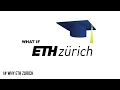 Why I Chose ETH Zurich and you should too