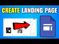 How To Create A Landing Page On Google Sites 2026 Complete Guide