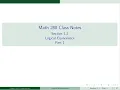 1 2 Logical Equivalence Part 1