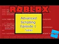 Roblox ADVANCED SCRIPTING Episode 1 Tables