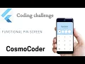 Speed Code Pin Screen in flutter